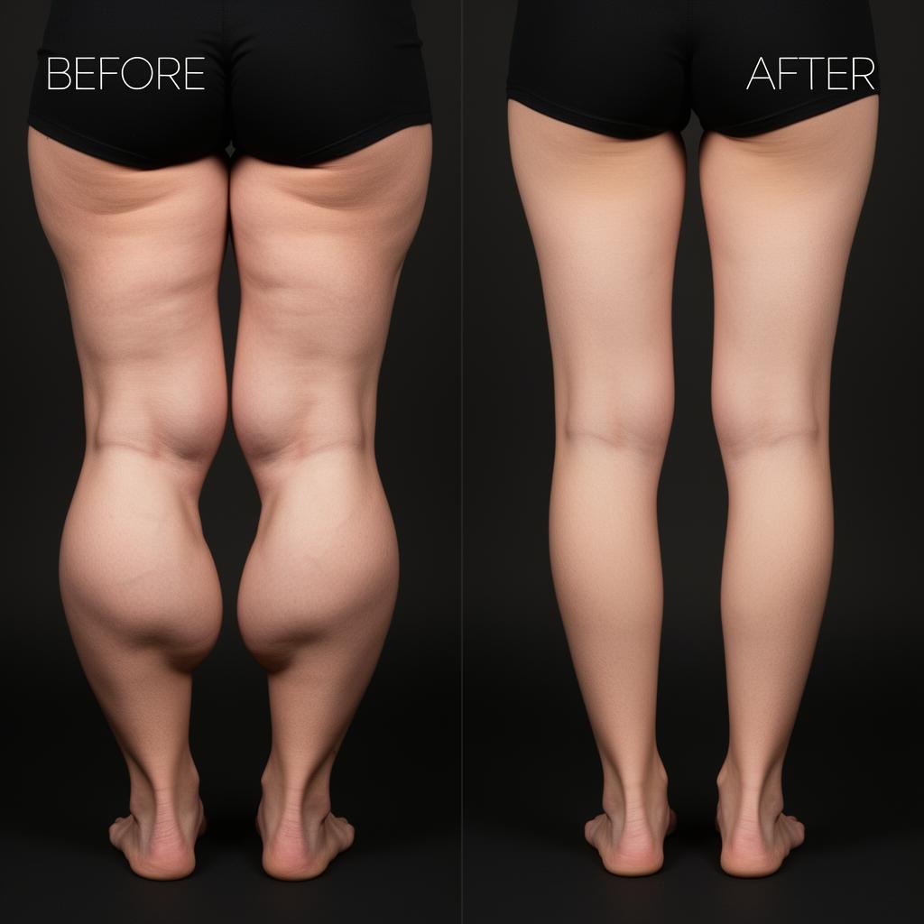 Calf Slimming before and after, Cosmedocs